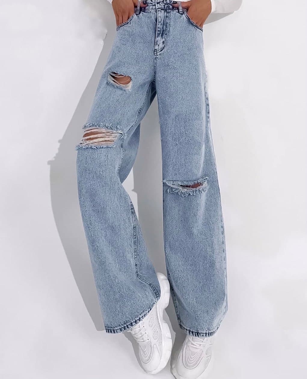 Модные женские джинсы фото №70