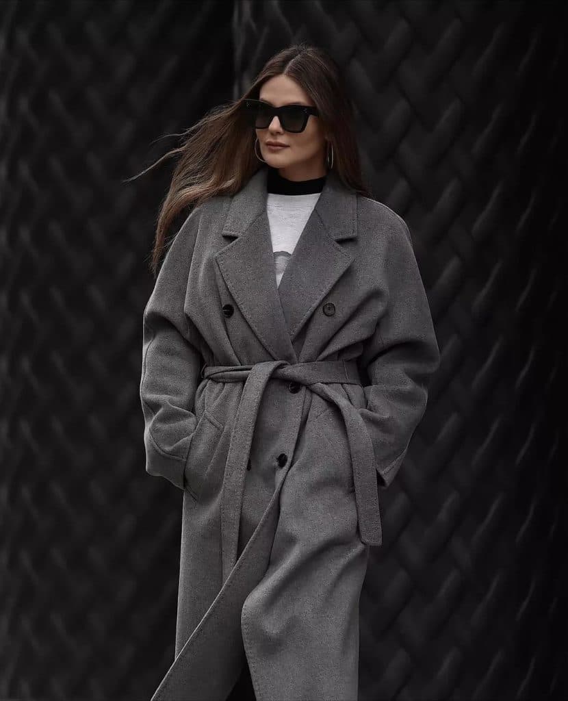 Модные женские пальто 2023 фото №17