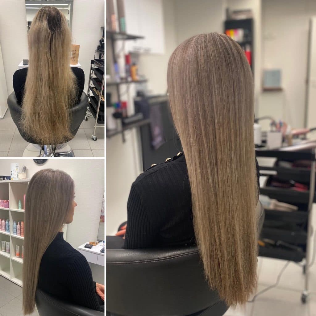 Тонирование волос - пример до и после фото №5