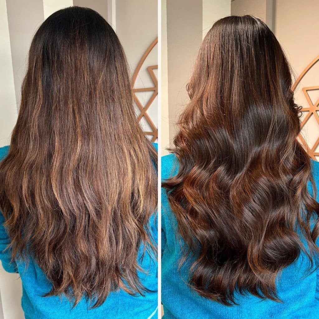 Тонирование волос - пример до и после фото №8