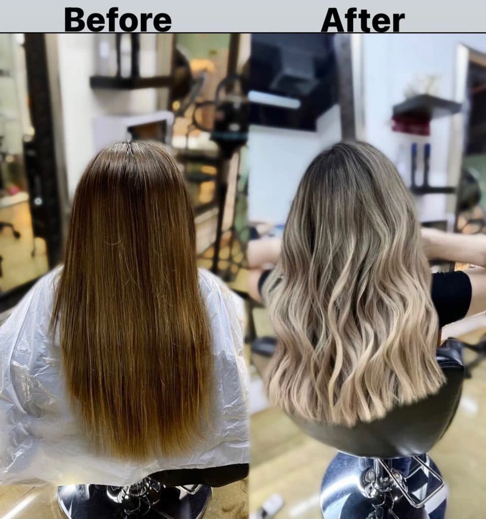 Тонирование волос - пример до и после фото №7